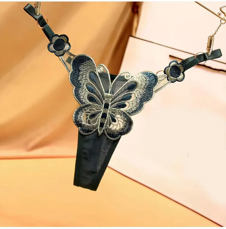 Bordeaux Wings Thong
