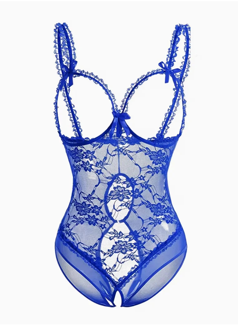 Secret Surrender Open-Cup Bodysuit
