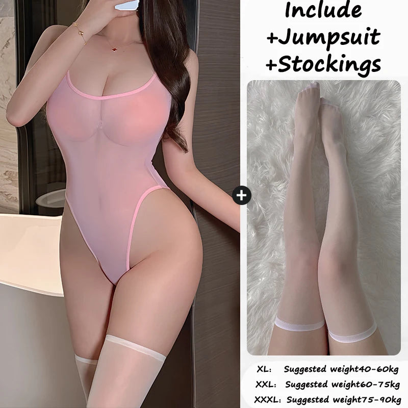 Sugar Kitten Sheer Bodysuit