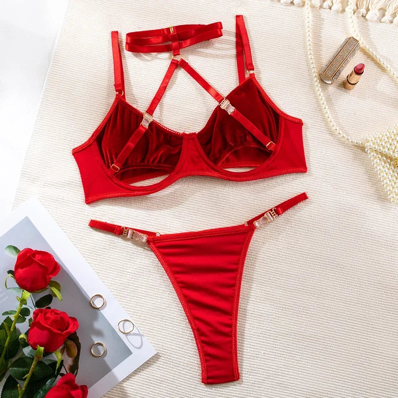 Buckle & Bare Harness Lingerie Set