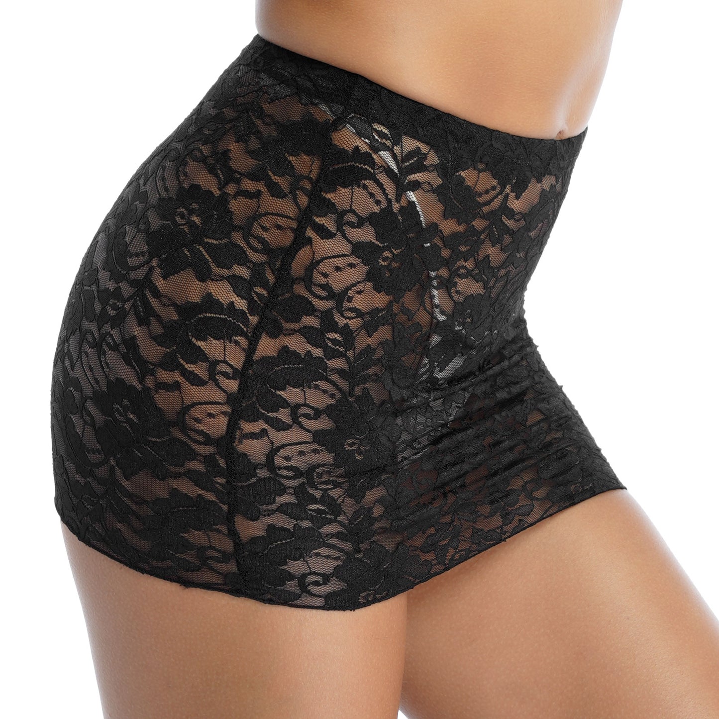 Ivory Whisper  Lace Miniskirt