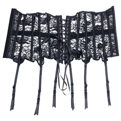 Women Steampunk Corset Gothic Plus Size Sexy Corsets Lace Up Boned Underbust Bustier Waist Trainer Cincher Body Shaper Corselet