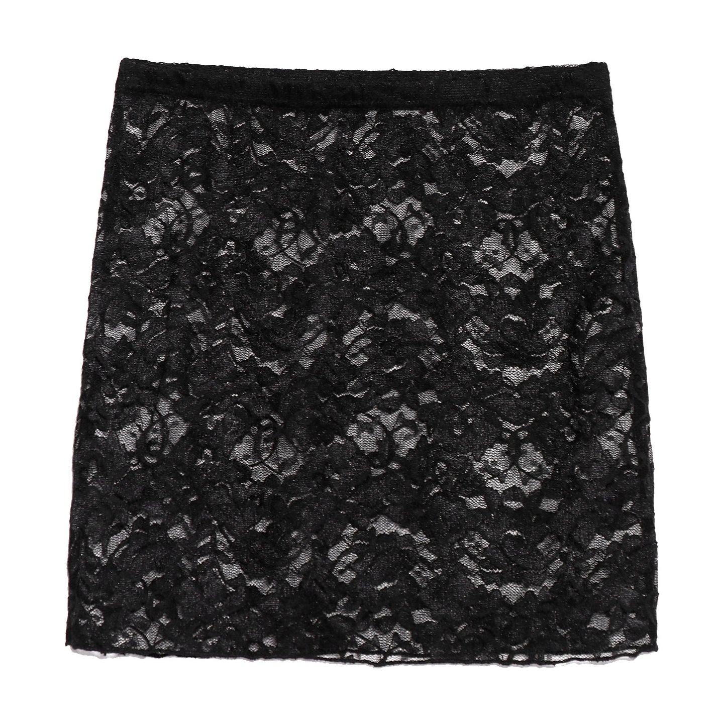 Ivory Whisper  Lace Miniskirt