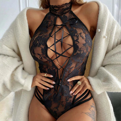 Eternal Flame Lace Bodysuit