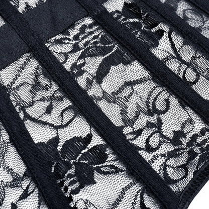 Women Steampunk Corset Gothic Plus Size Sexy Corsets Lace Up Boned Underbust Bustier Waist Trainer Cincher Body Shaper Corselet