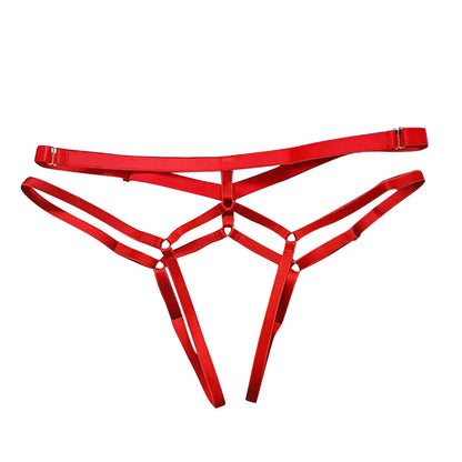 Crimson Web Strappy Thong