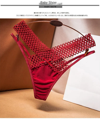 Woven Temptation Strappy Thong
