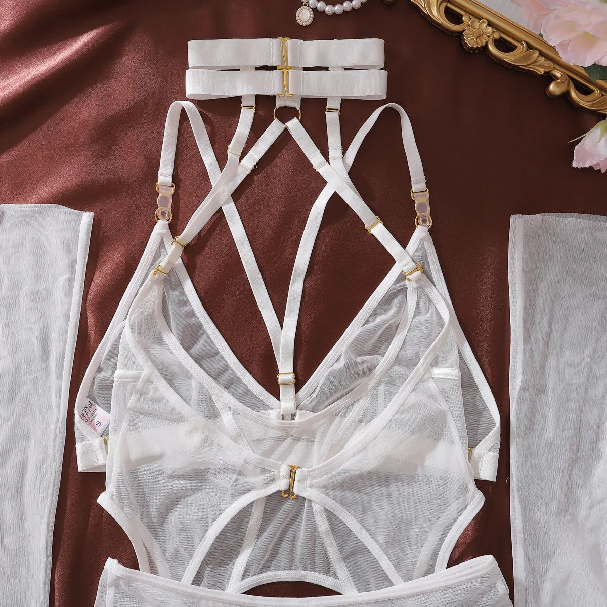 Prism Veil Harness Bodystocking Set