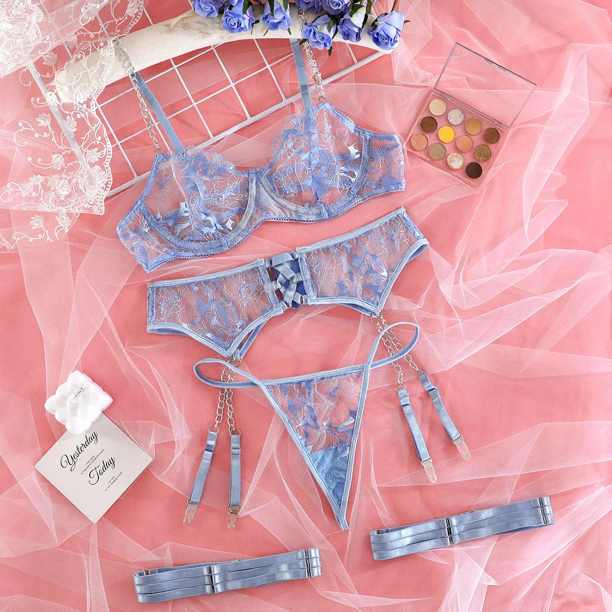 Lattice Luxe Suspender Set