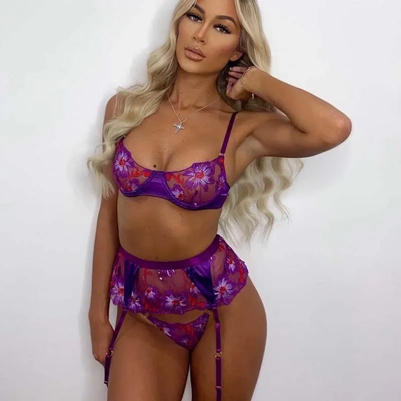 Electric Eden Suspender Set