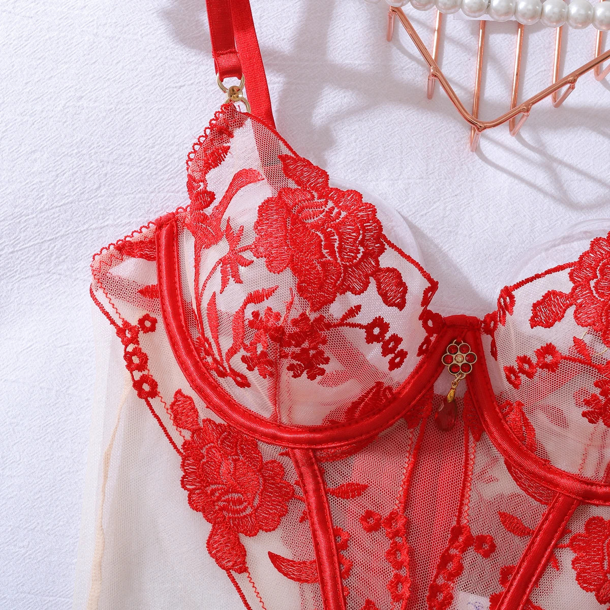 Belladonna Corset Suspender Set