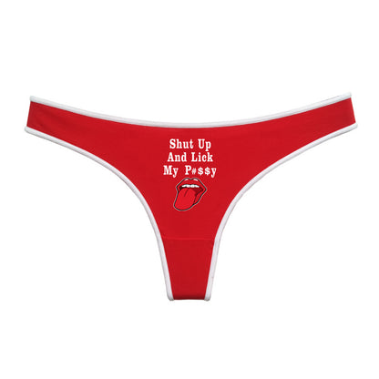Say Less Statement Thong