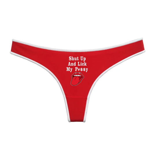 Say Less Statement Thong