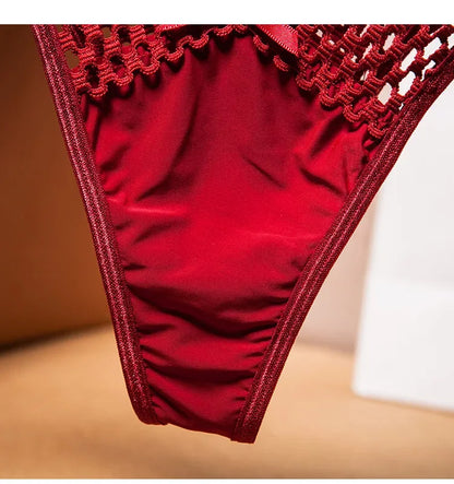 Woven Temptation Strappy Thong