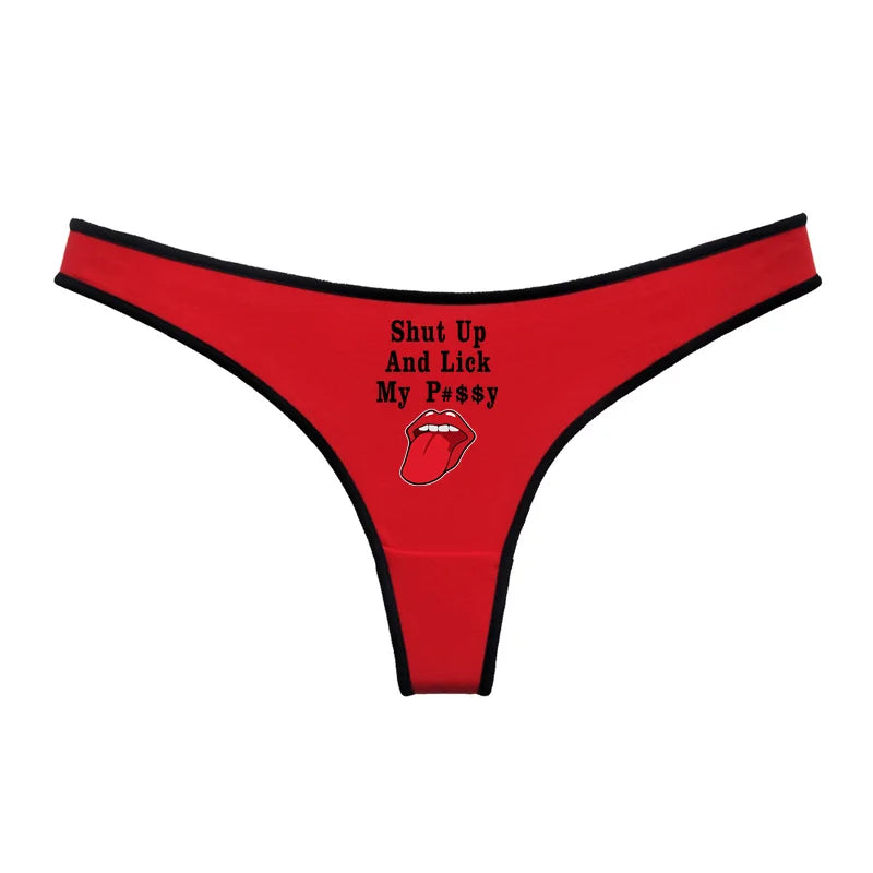 Say Less Statement Thong