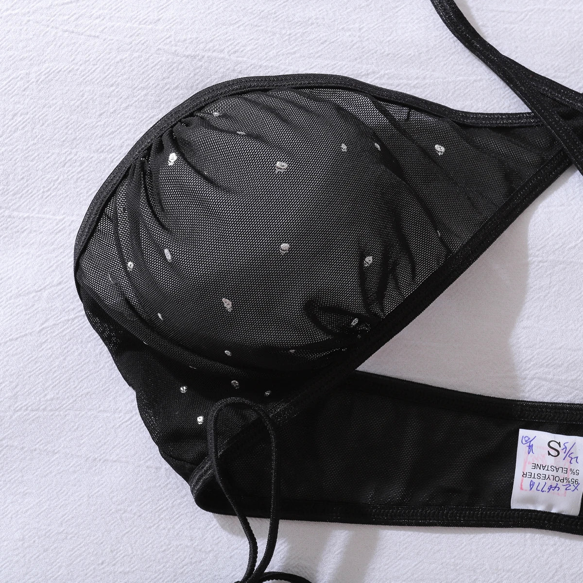 Starlit Enigma Mesh Lingerie Set