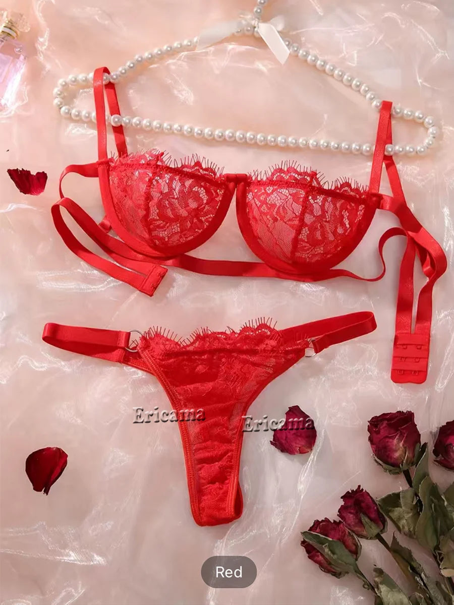 Floral Temptation Lingerie Set