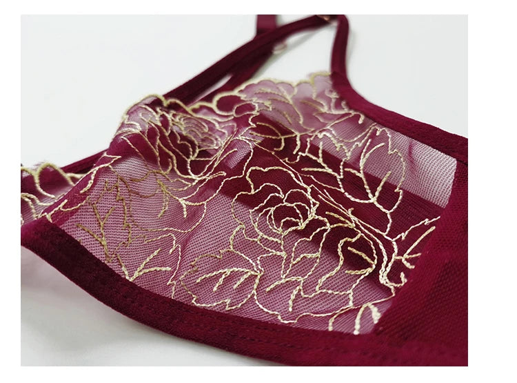 Petal Frame Strappy Thong