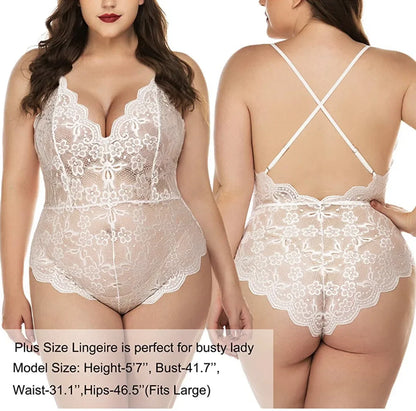 Champagne Elegance Lace Bodysuit