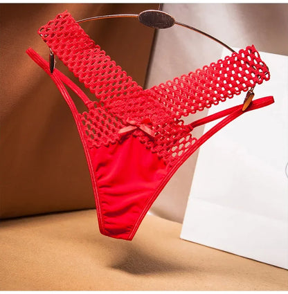 Woven Temptation Strappy Thong