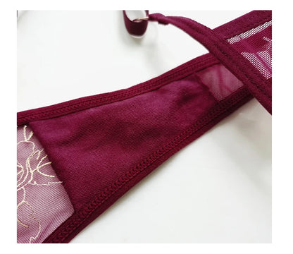 Petal Frame Strappy Thong