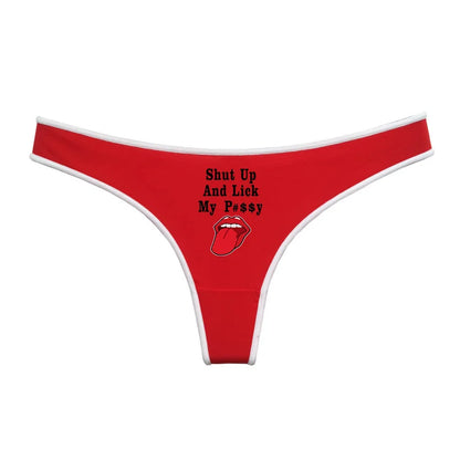 Say Less Statement Thong