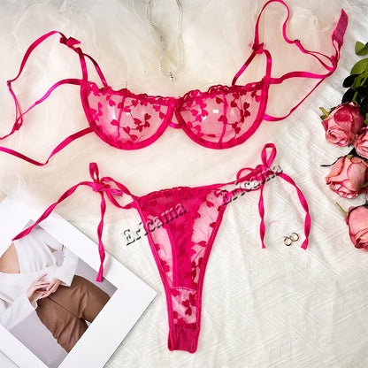 Floral Temptation Lingerie Set