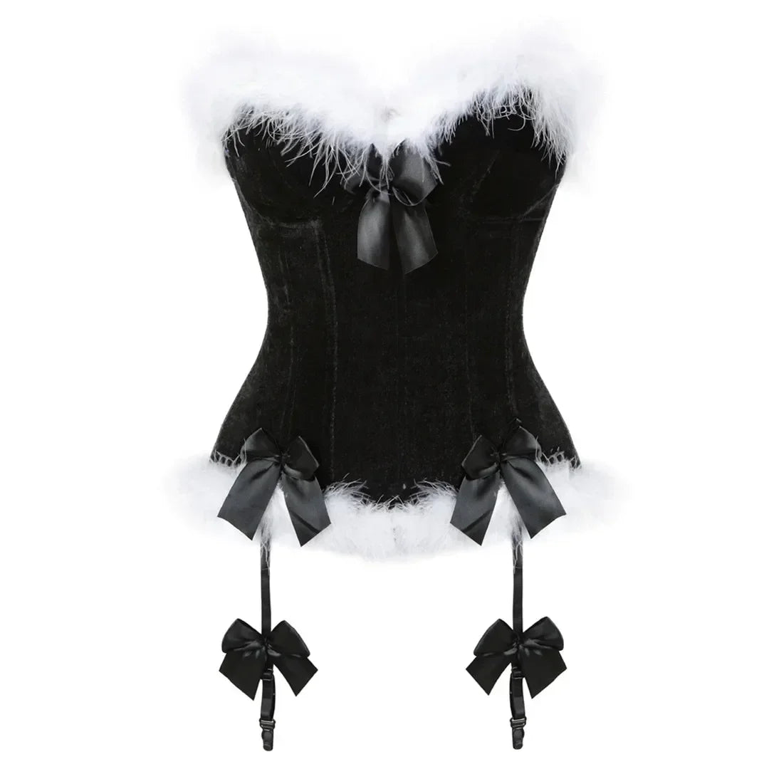 Velvet Under the Mistletoe Corset
