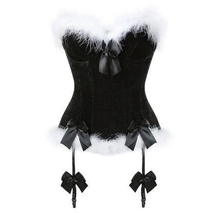 Velvet Under the Mistletoe Corset