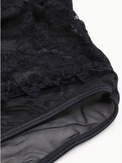 Secret Surrender Open-Cup Bodysuit