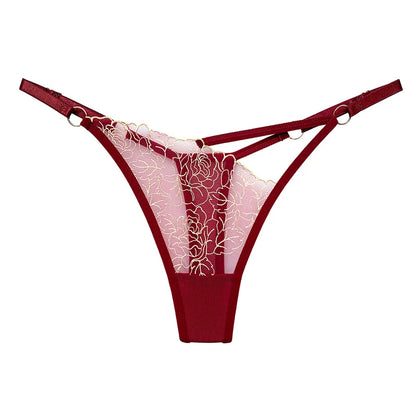 Petal Frame Strappy Thong