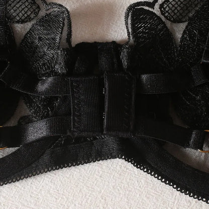 Boudoir Ballet Lace Suspender Set