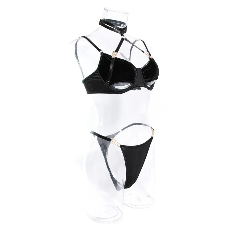 Buckle & Bare Harness Lingerie Set