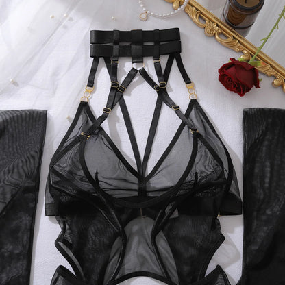 Prism Veil Harness Bodystocking Set