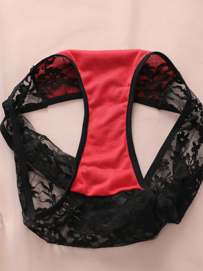 Floral Inferno Lace Lingerie Set