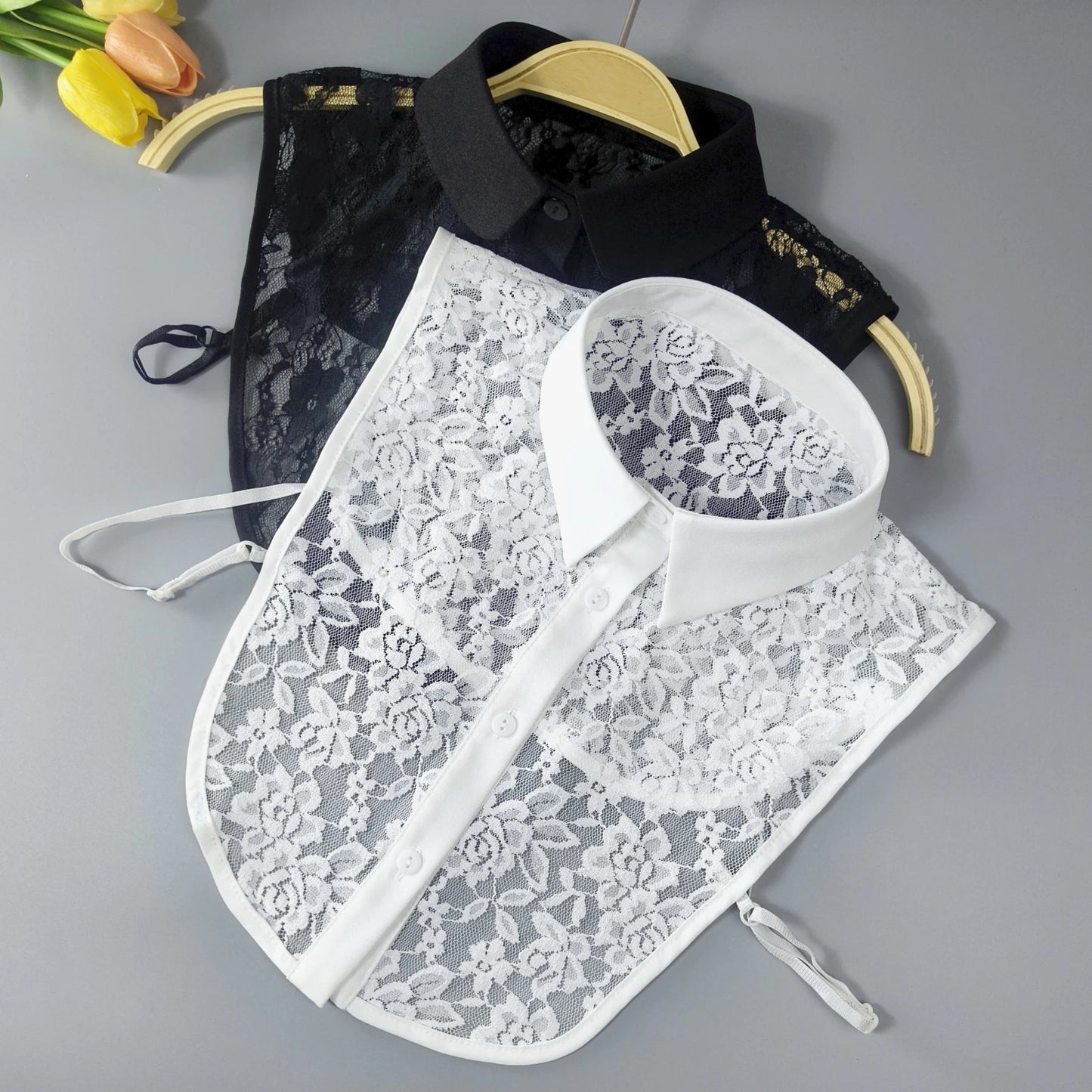 Ivory Whisper Lace Collar