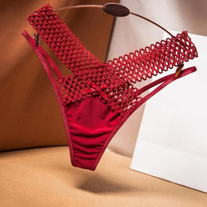 Woven Temptation Strappy Thong