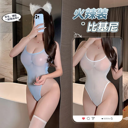 Sugar Kitten Sheer Bodysuit