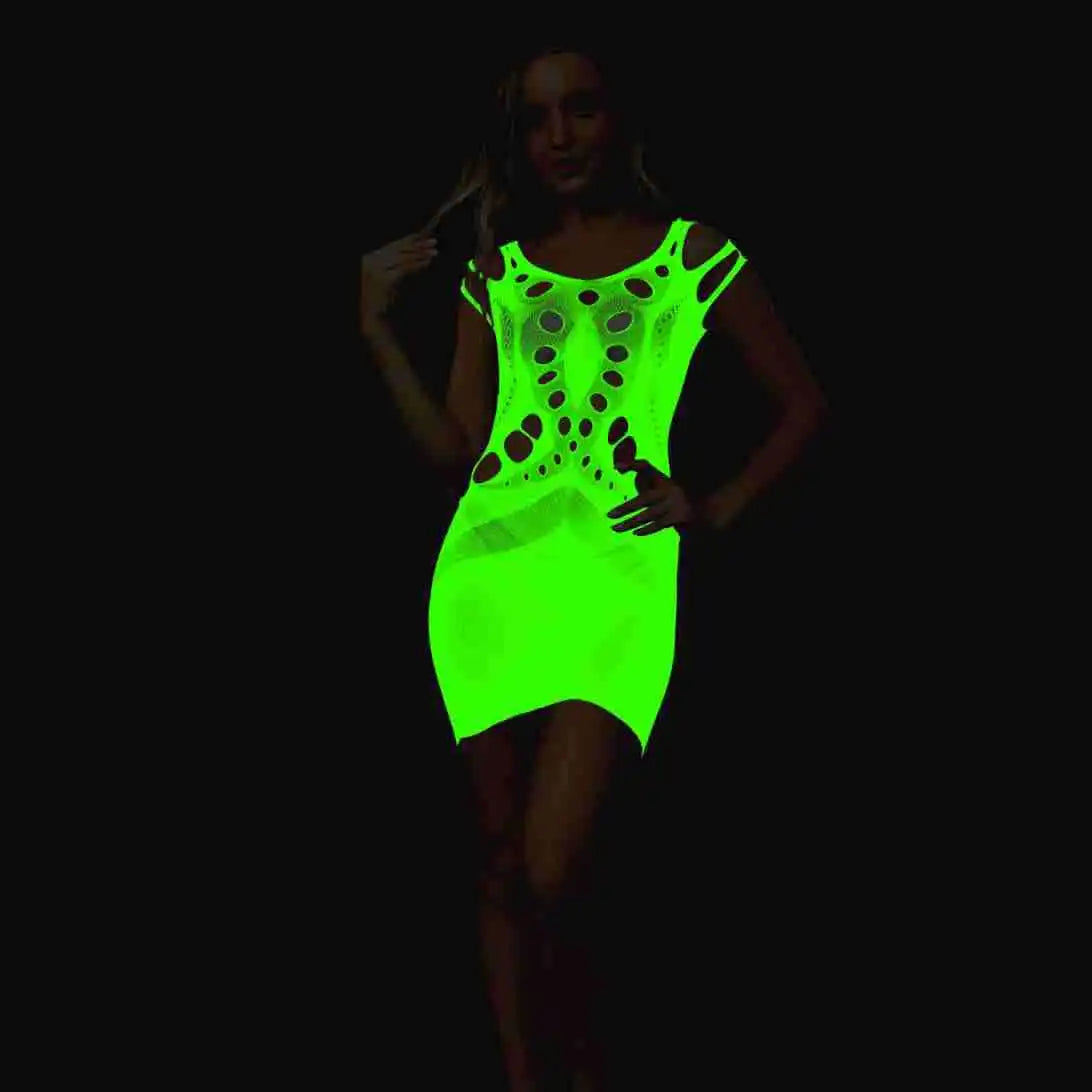 Neon Temptation Bodystocking