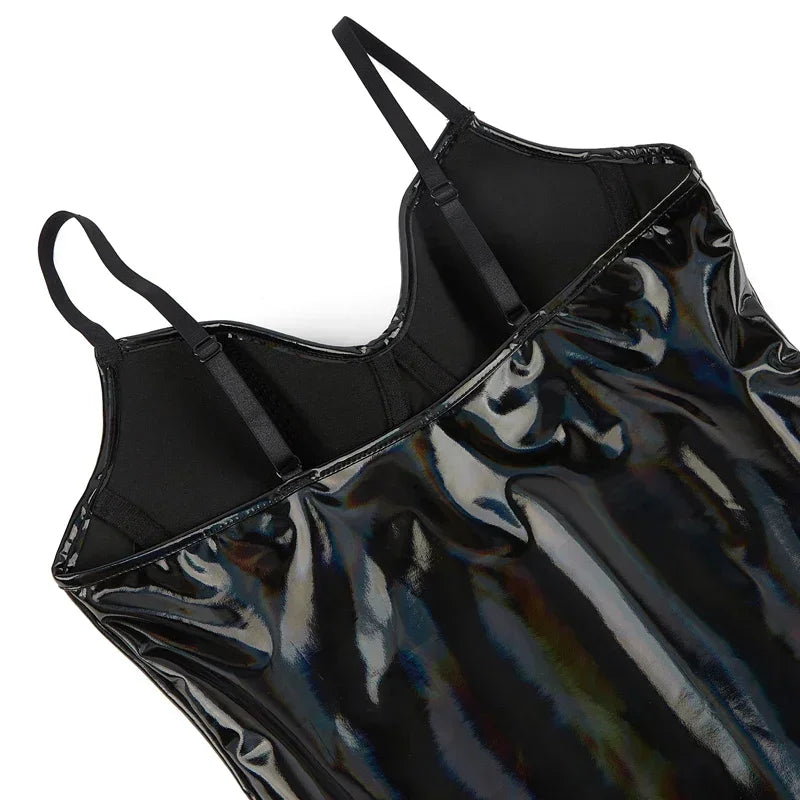 Lacquered Heat Vinyl Bodysuit
