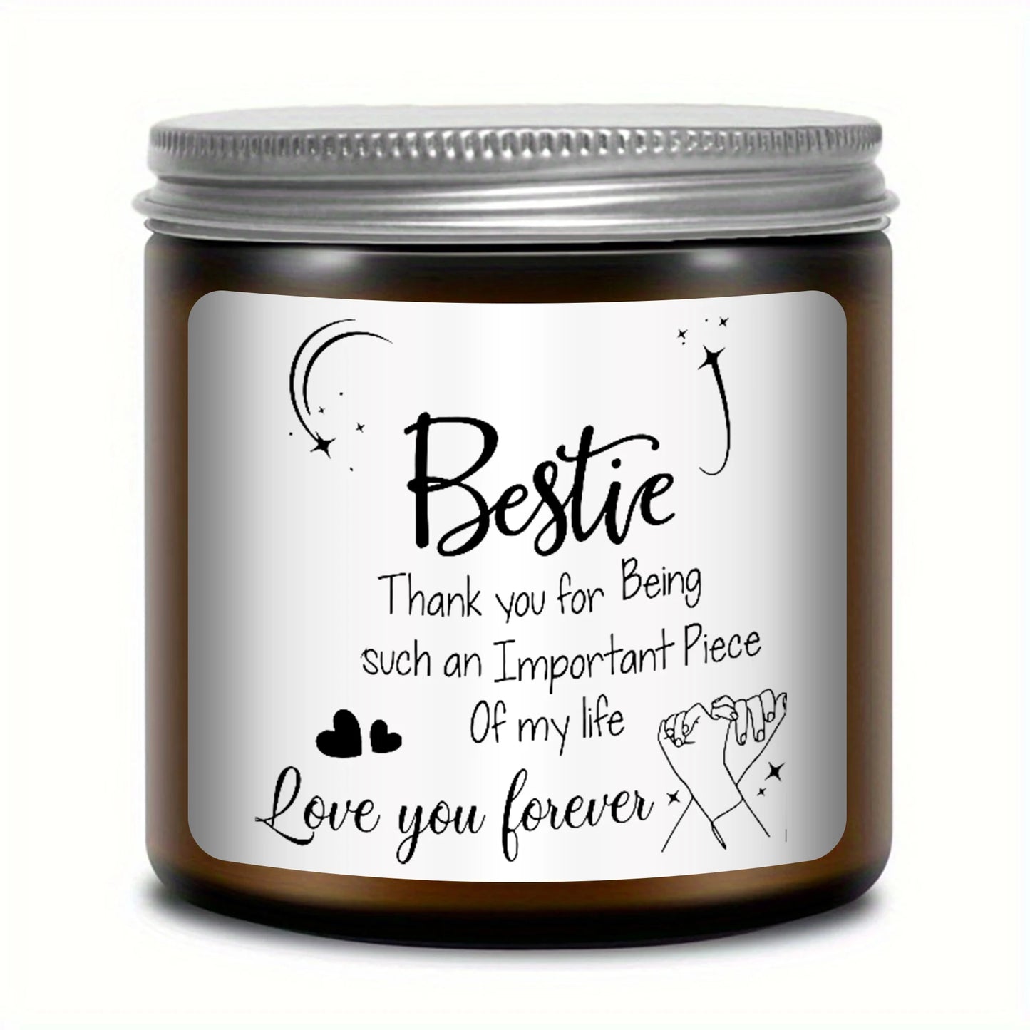 Lavender Bliss: Scented Glass Jar Candle