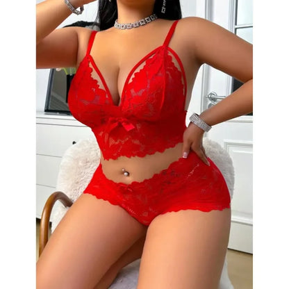 Velvet Vows Lace Lingerie Set