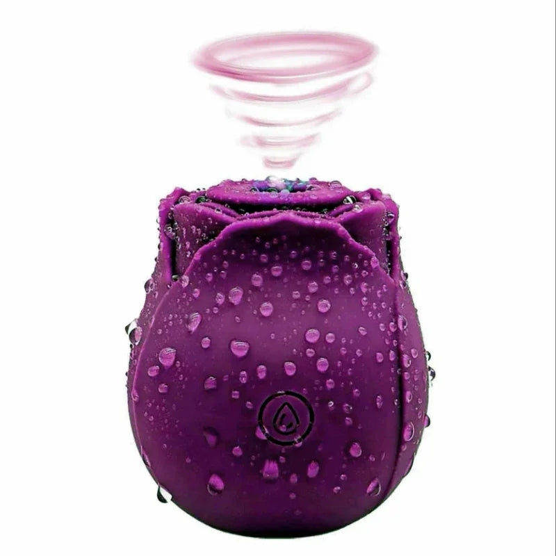 Rose Shape Sucking Vibrator
