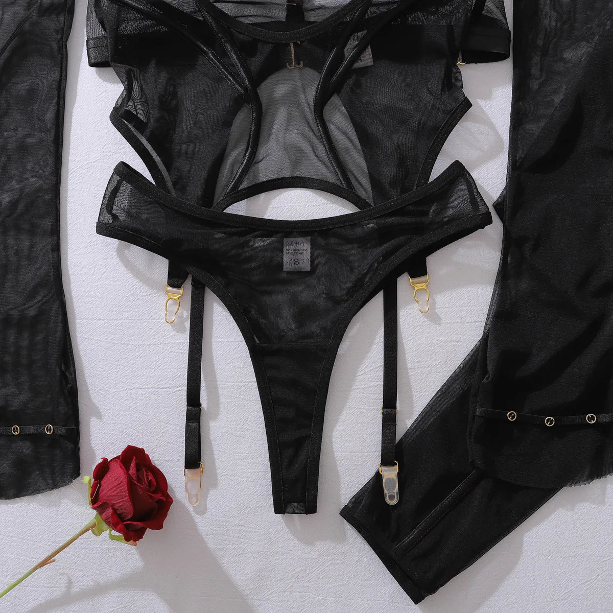 Prism Veil Harness Bodystocking Set