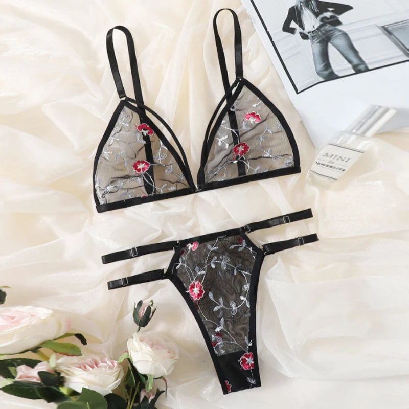 Blossom Whisper Lingerie Set