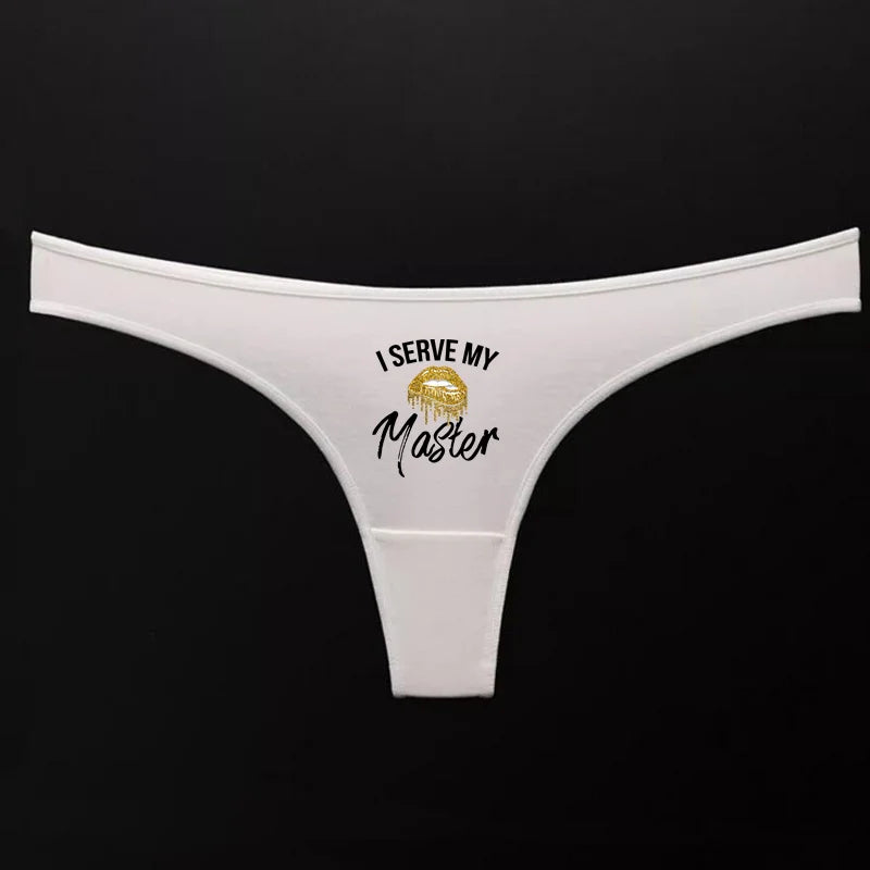Say Less Statement Thong