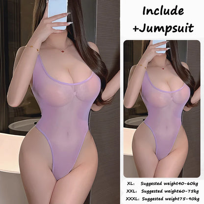Sugar Kitten Sheer Bodysuit