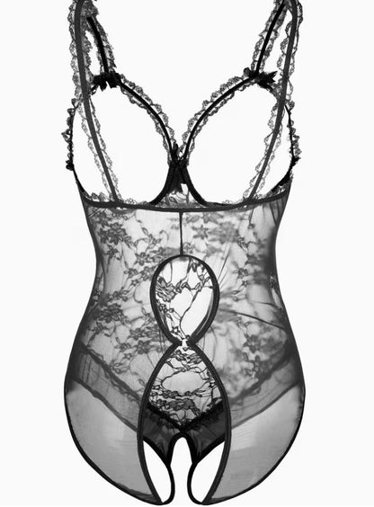 Secret Surrender Open-Cup Bodysuit