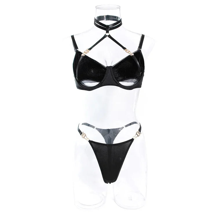 Buckle & Bare Harness Lingerie Set