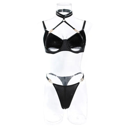 Buckle & Bare Harness Lingerie Set